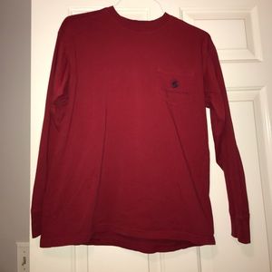 Southern Proper red long-sleeve shirt